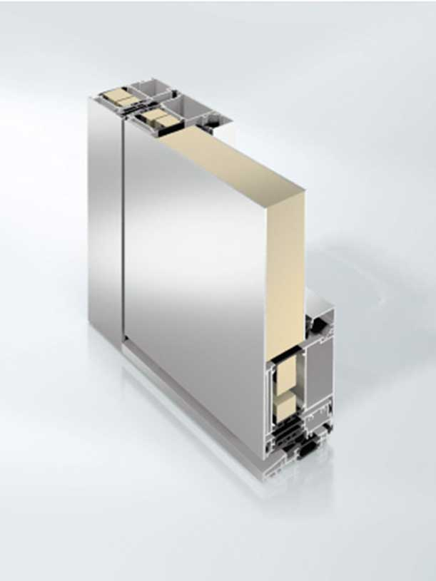 porte d'entrée en aluminium Schüco ADS 90