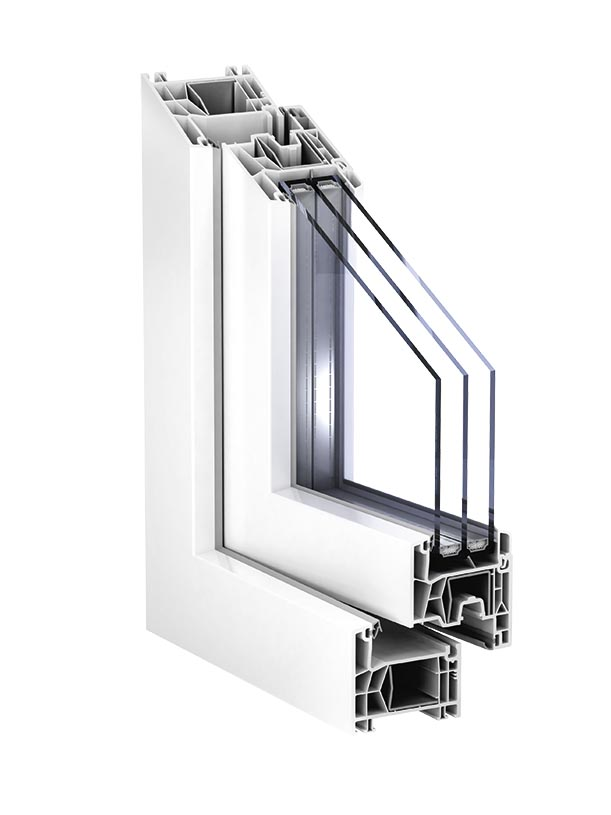 fenetre en PVC Kömmerling 76 AD